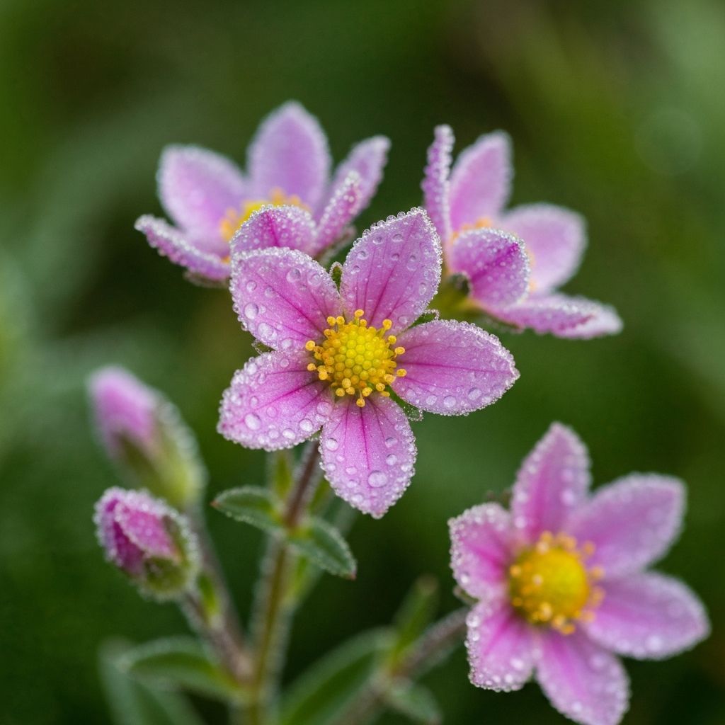 Alpine Kräuter und Blüten